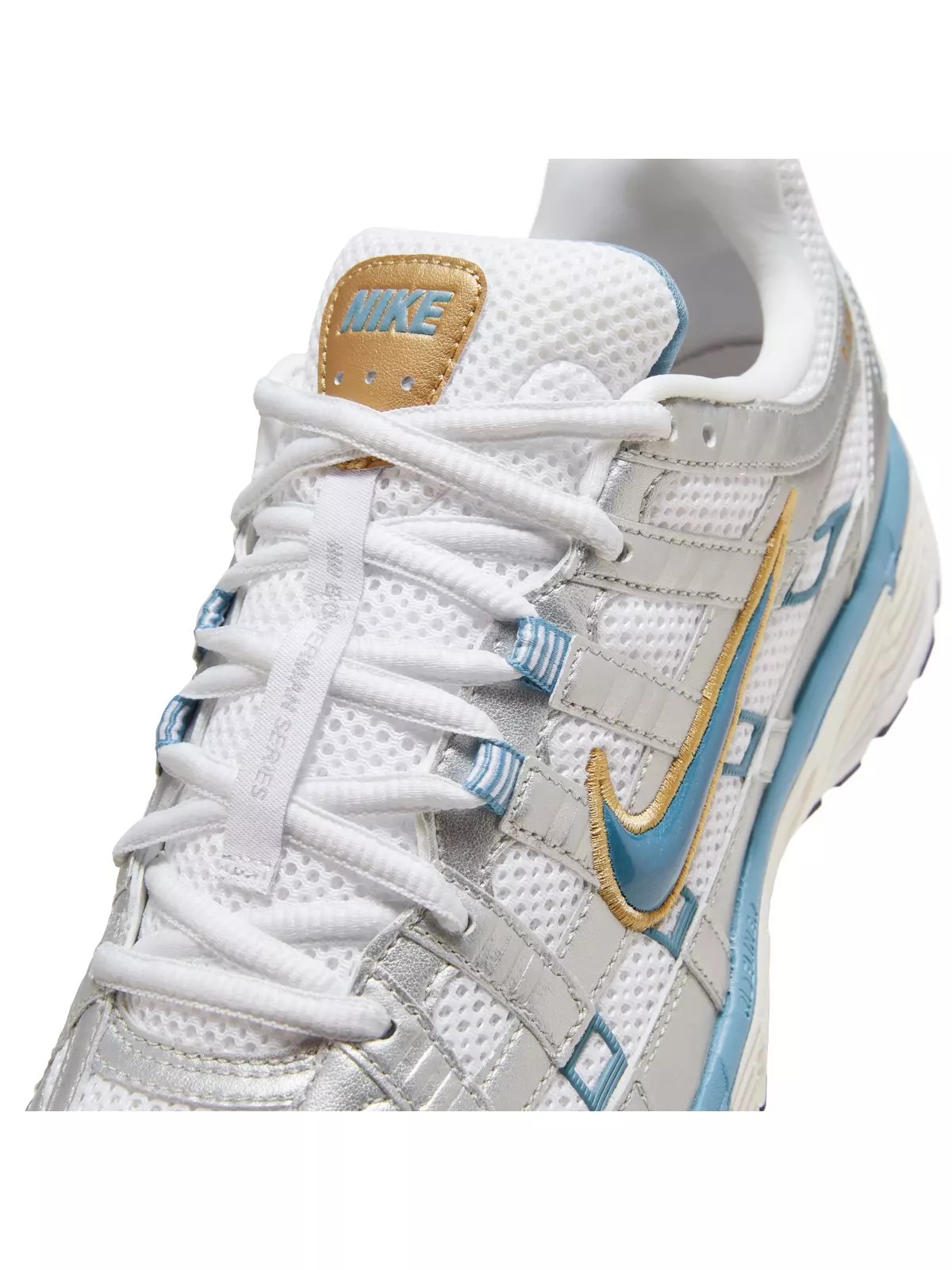 P-6000 "White/Aegean Storm/Metallic Silver" Men's Shoe - 9
