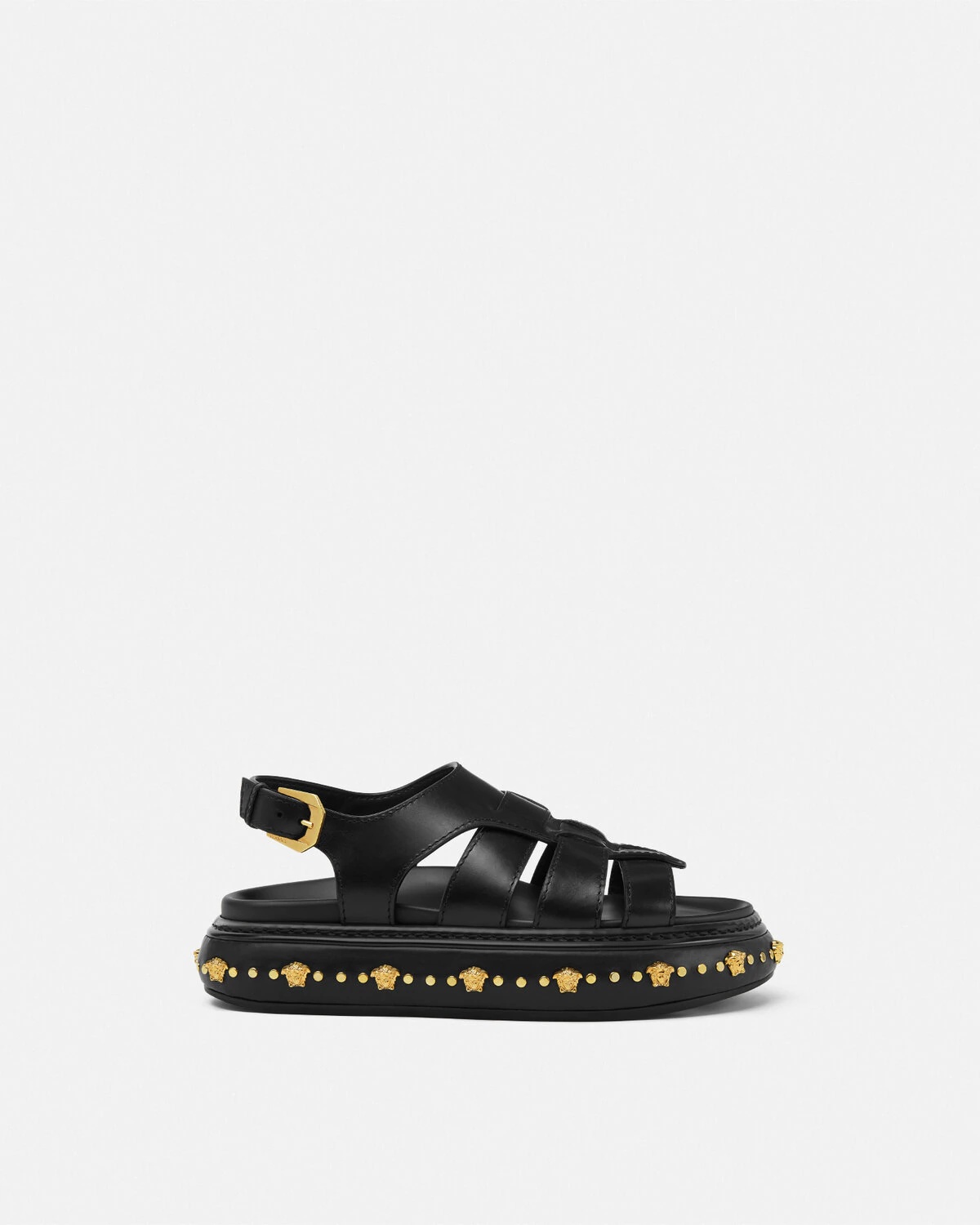 Studded Stack Sandals - 1