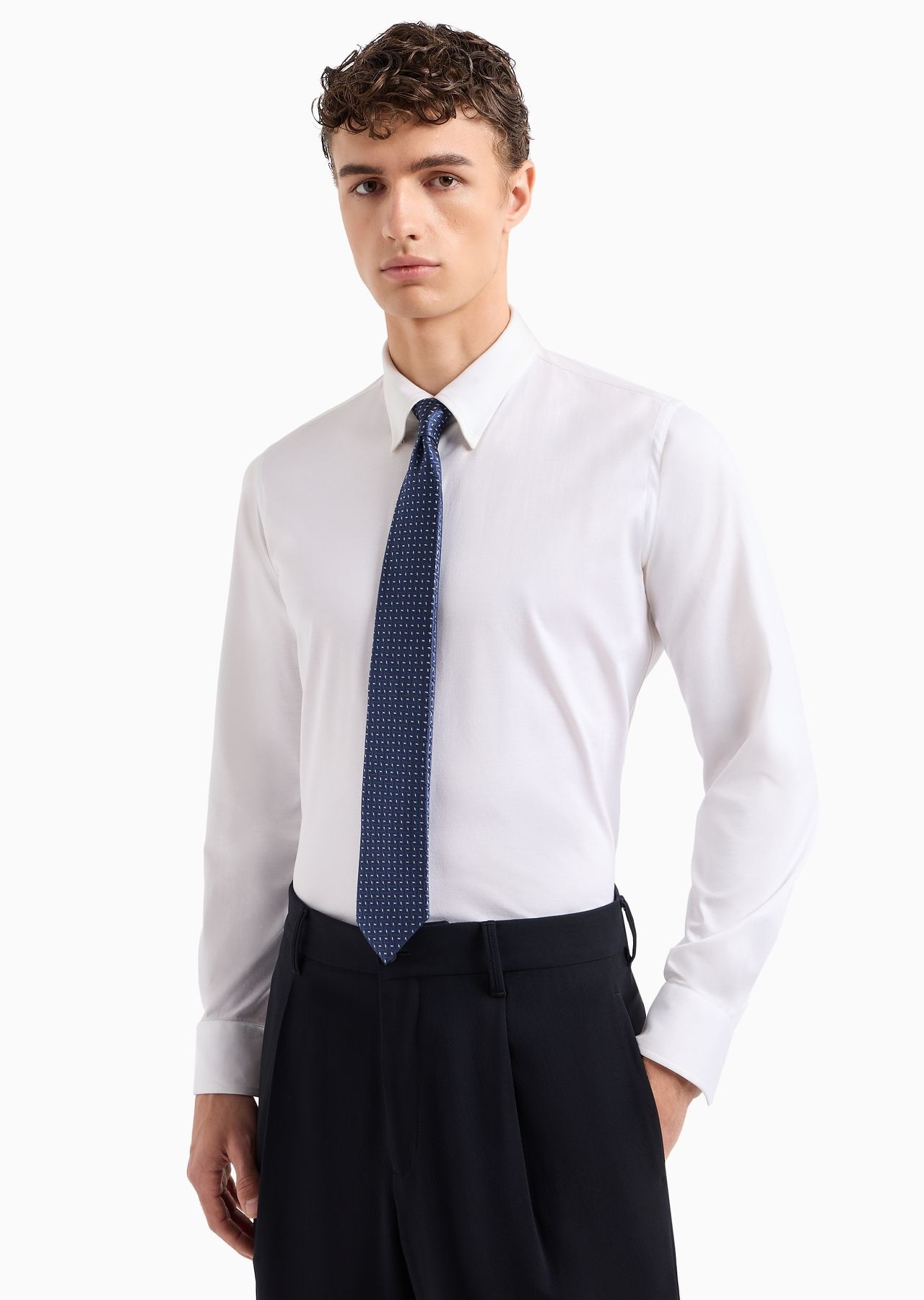 Pure silk jacquard tie 5
