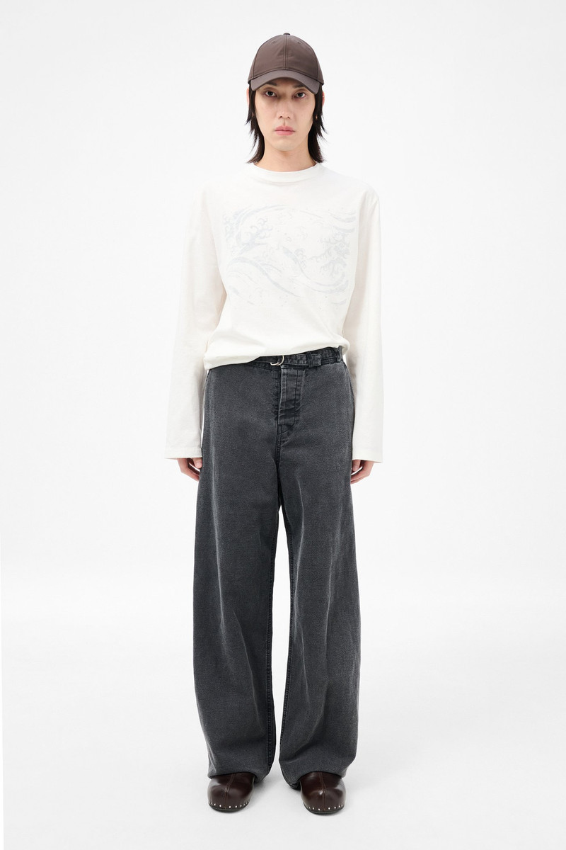 Our Legacy Stern Chino Black Enzyme Canvas outlook