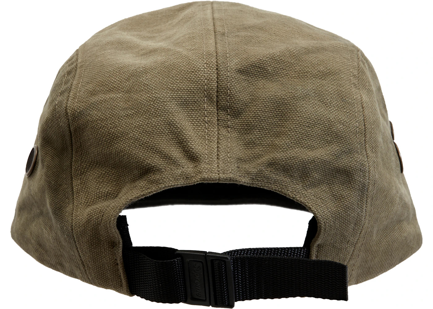 Supreme Washed Canvas Camp Cap (FW19) Olive - 2