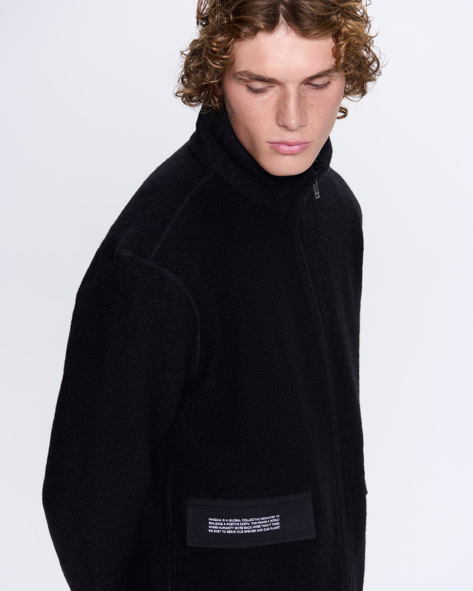Men's DNA Utility Wool Jacket - Black - 4
