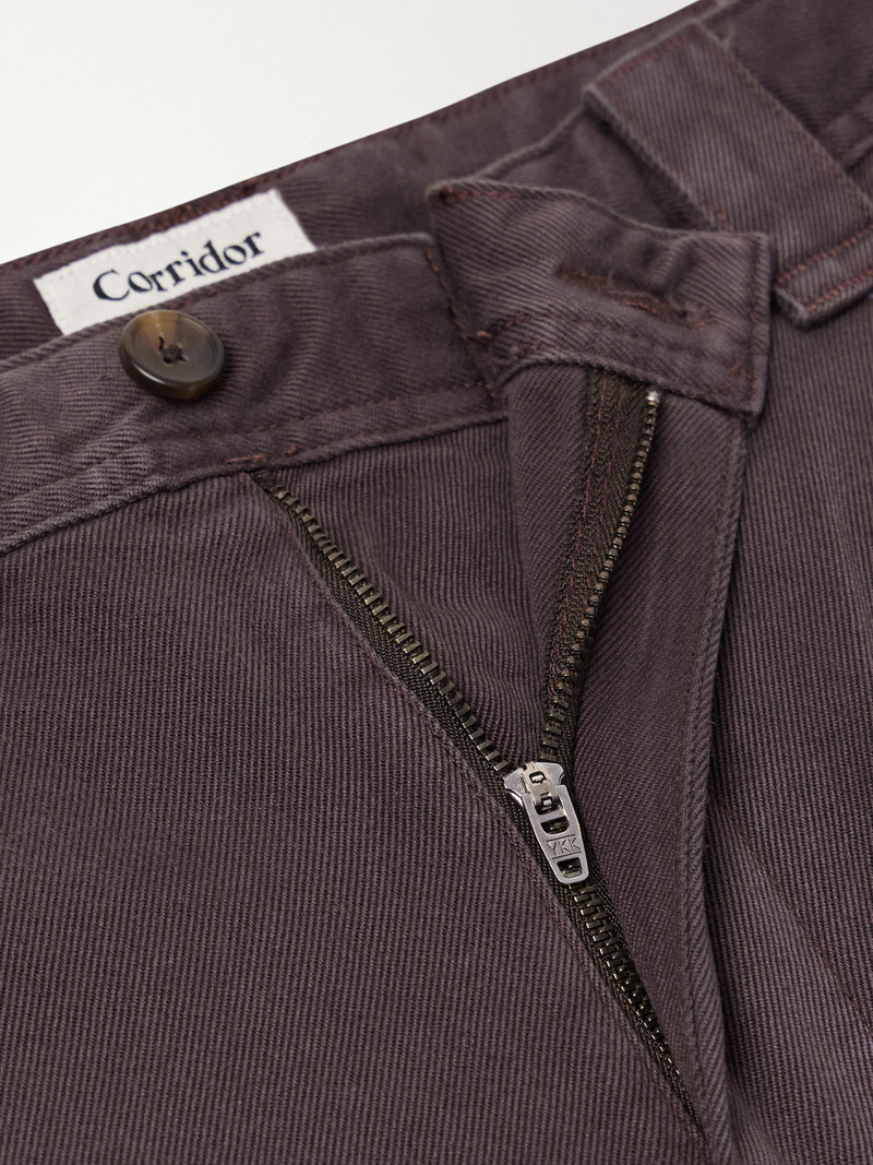 Wide-Leg Cotton-Twill Trousers 6