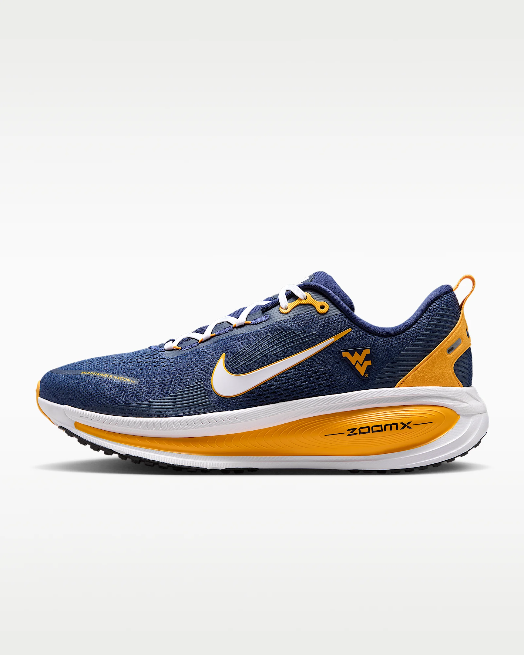 Nike College Vomero 18 (West Virginia) Men's Road Running Shoes - 1