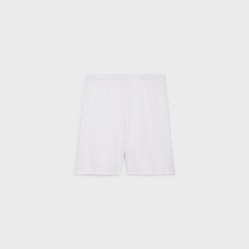 CELINE LOOSE CELINE SHORTS IN COTTON FLEECE outlook