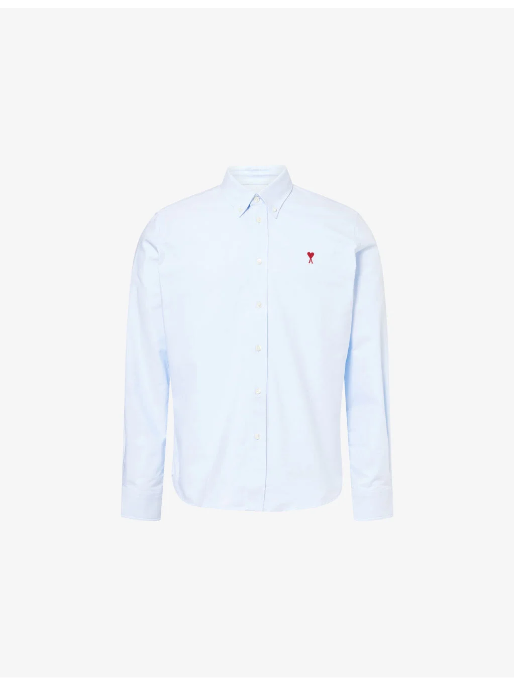 Logo-Embroidered Regular-Fit Cotton Shirt - 1