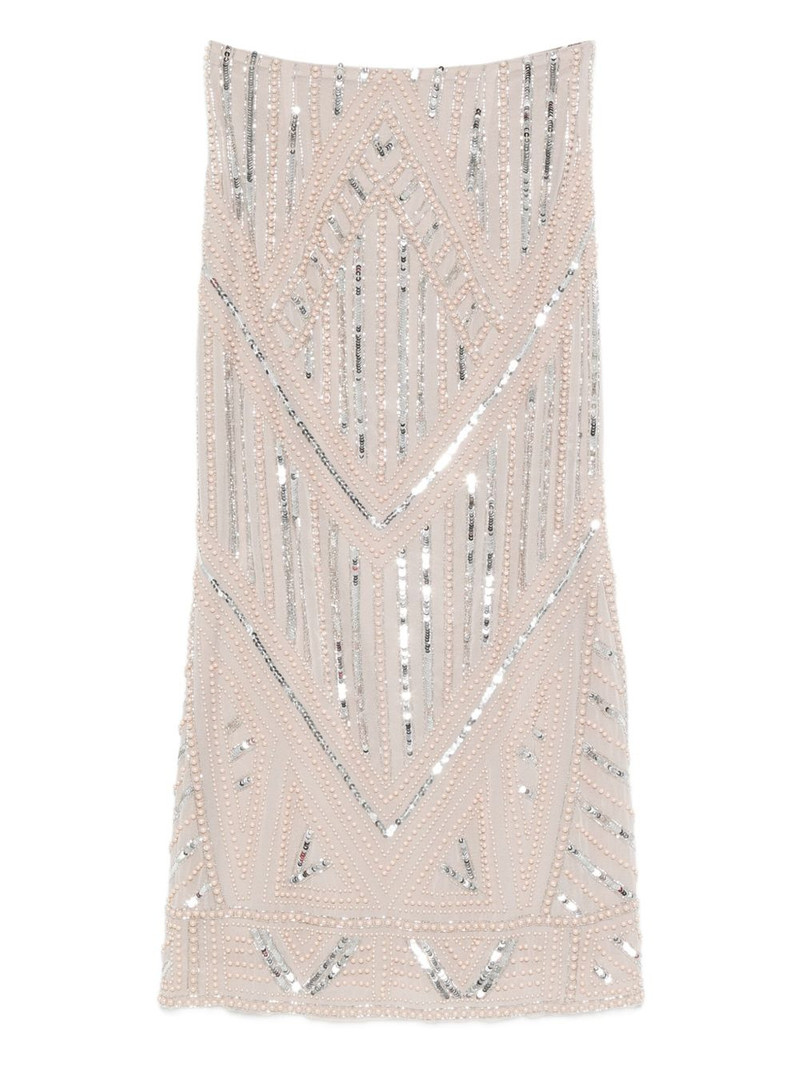 sequin-embellished geometric skirt 1