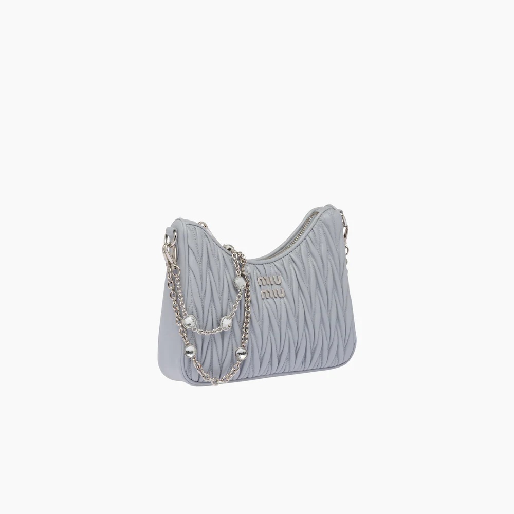 Matelassé nappa leather shoulder bag - 2