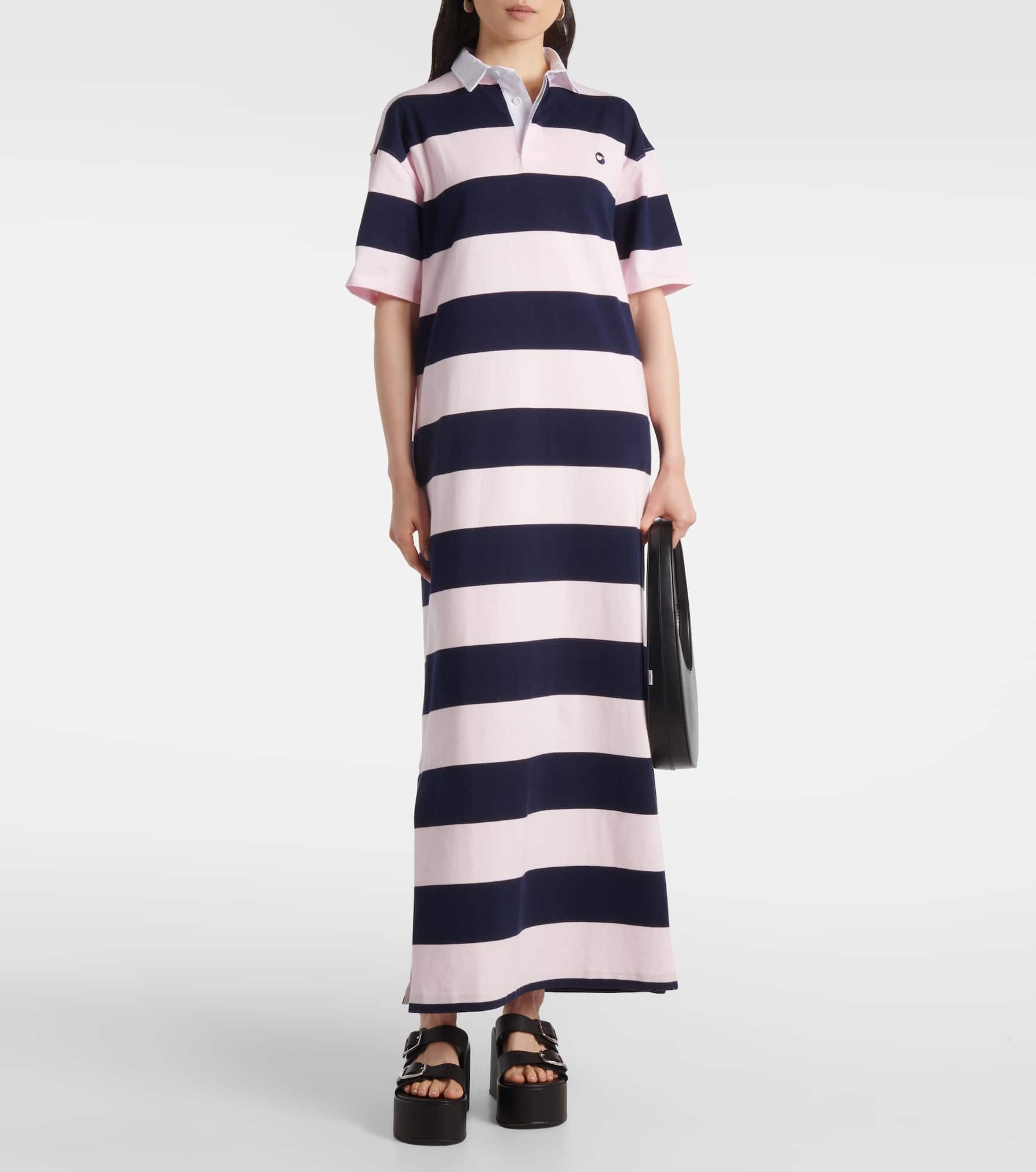 Striped cotton maxi dress - 2
