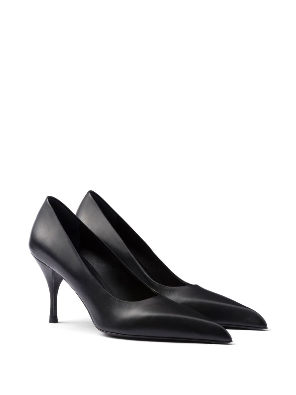 85mm leather pumps - 2