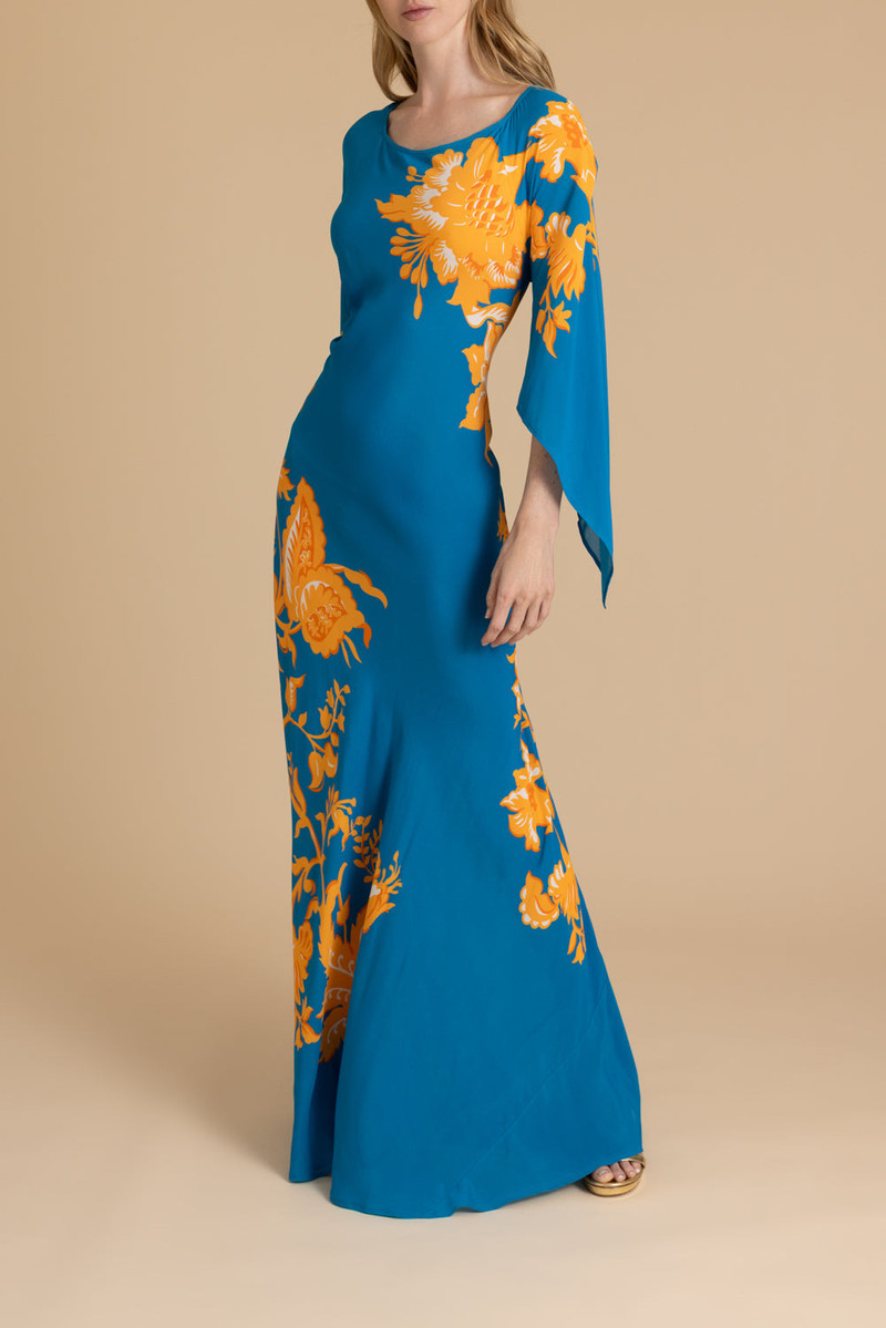 Etro Printed Beach Maxi Dress outlook