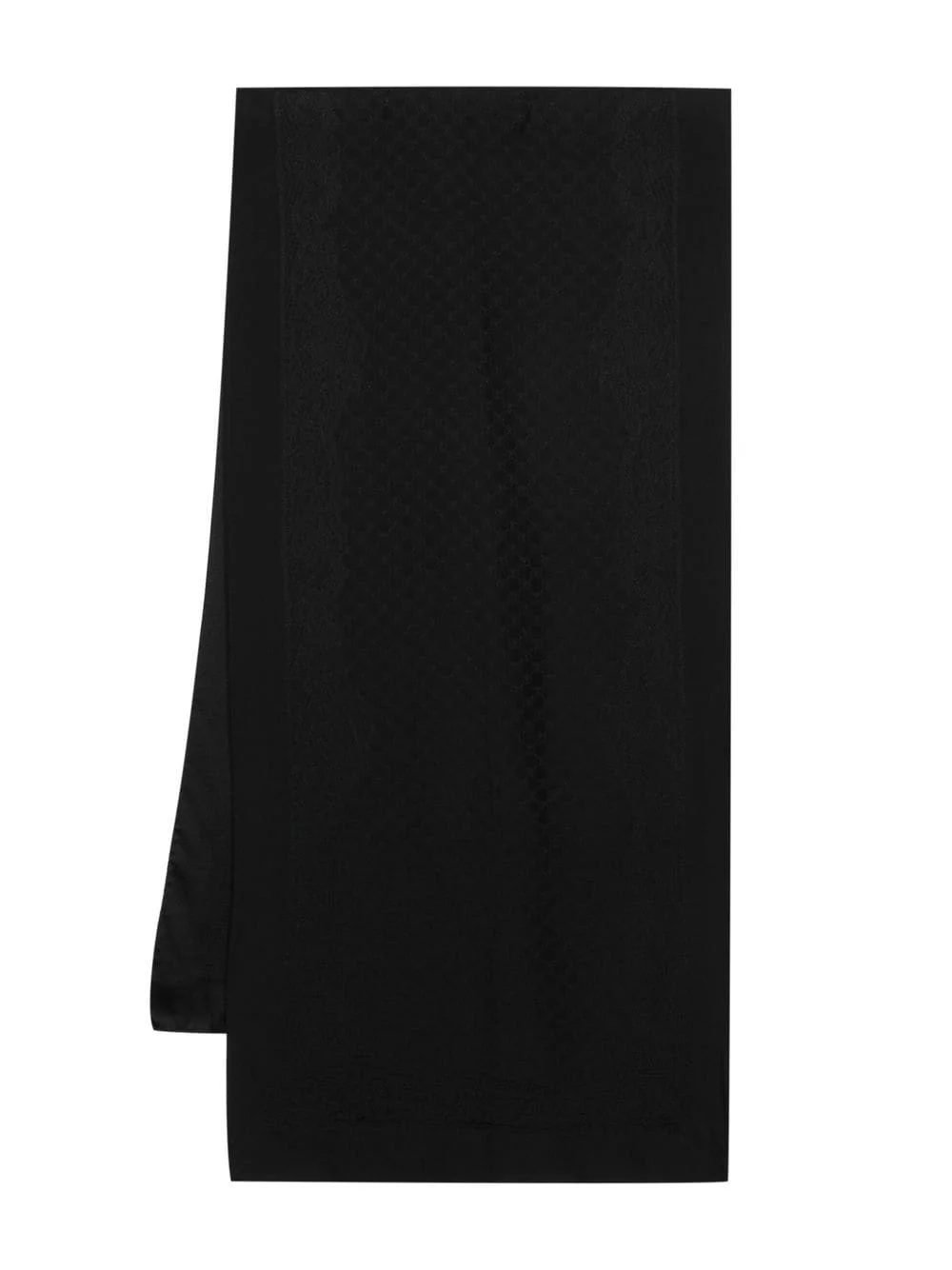 silk monogram scarf - 1