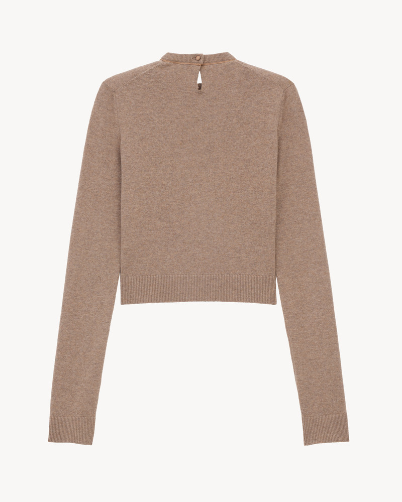 SAINT LAURENT CREWNECK SWEATER IN WOOL outlook