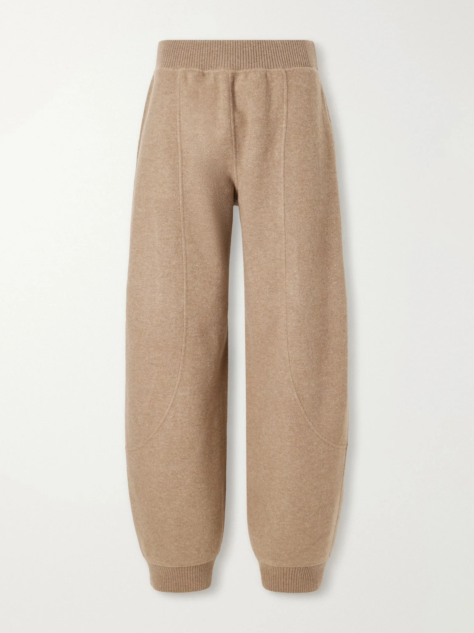Cesto paneled wool-blend tapered pants Beige - 1