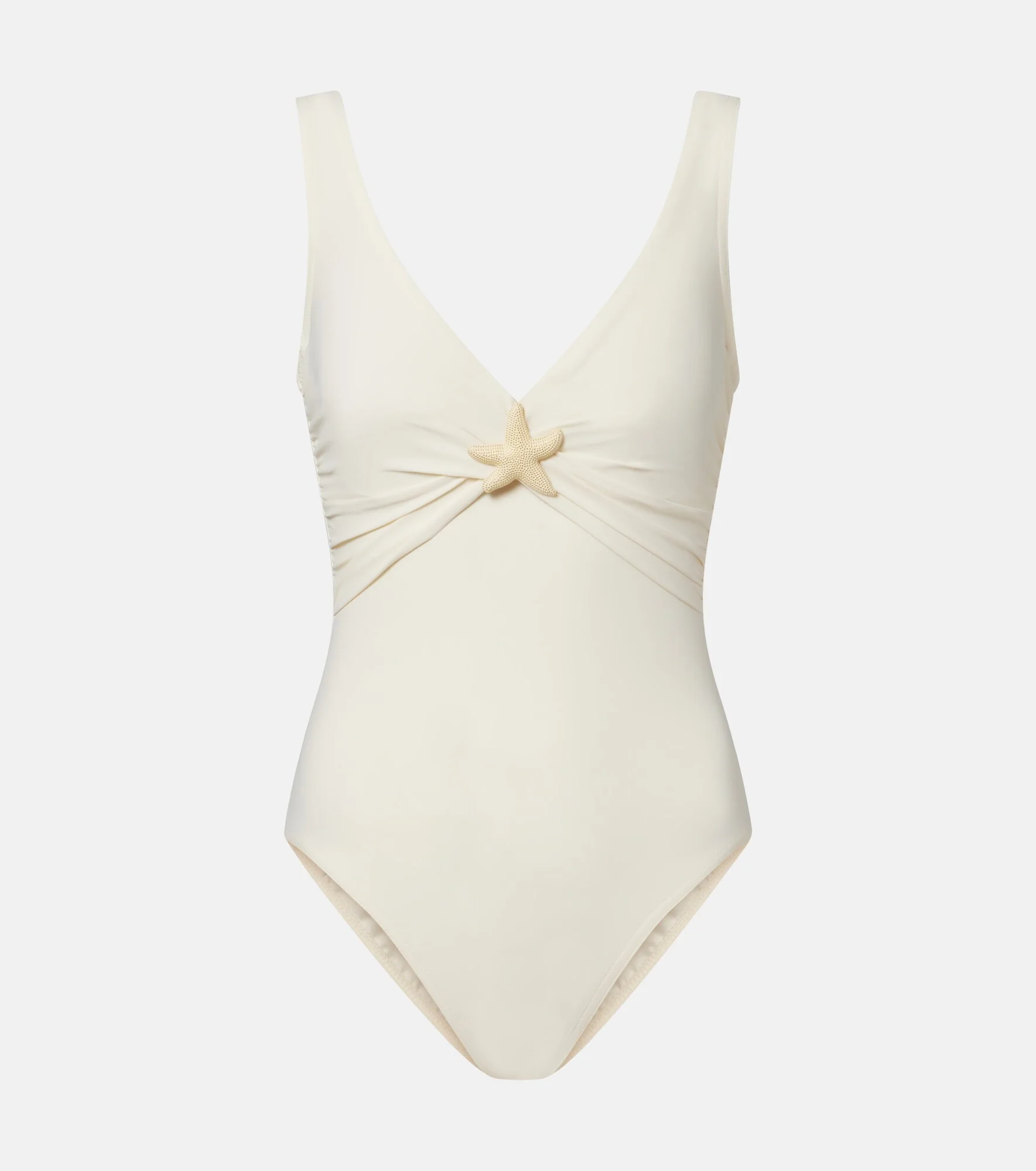 Starfish embellished swimsuit - 1