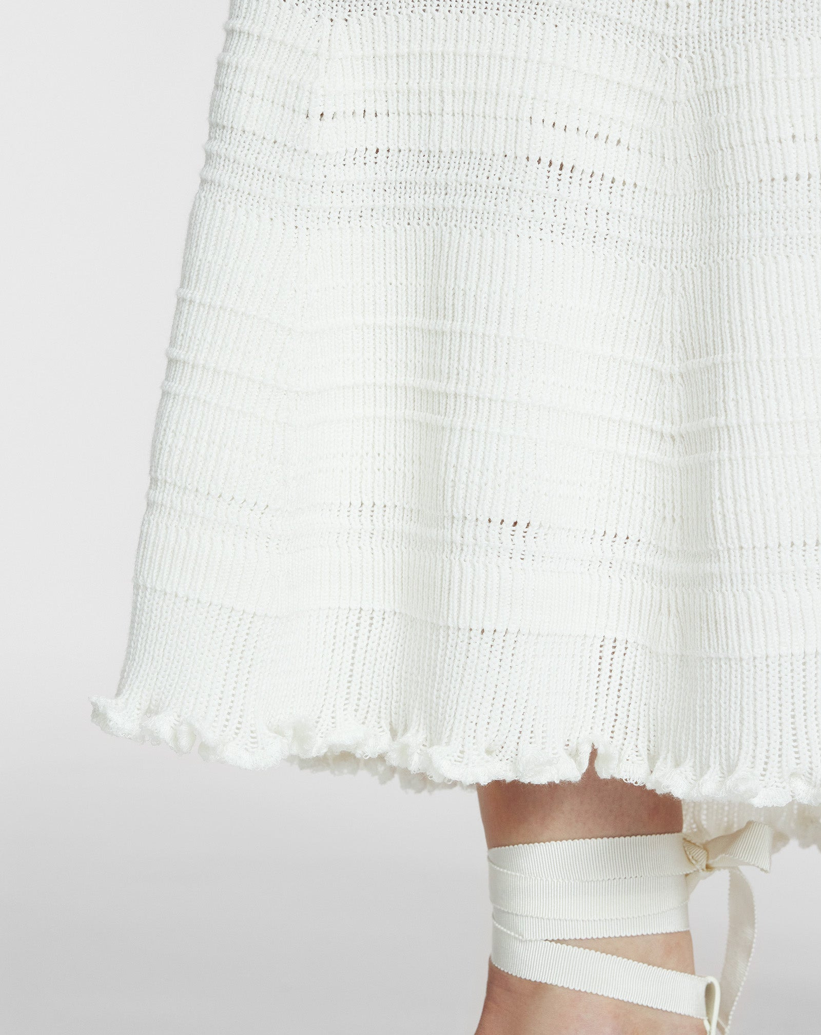 COTTON MIDI SKIRT - 5