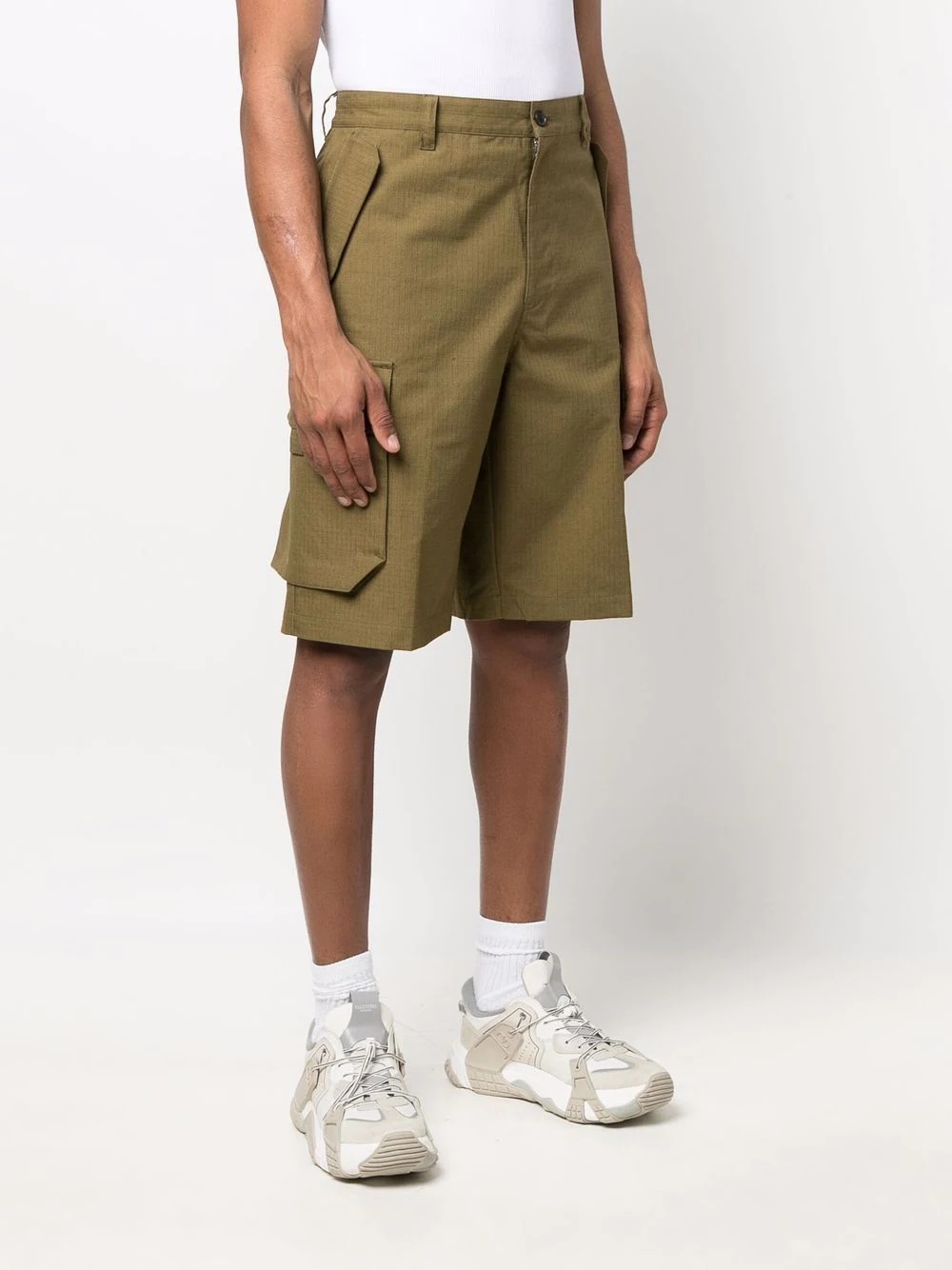 cotton cargo shorts - 3