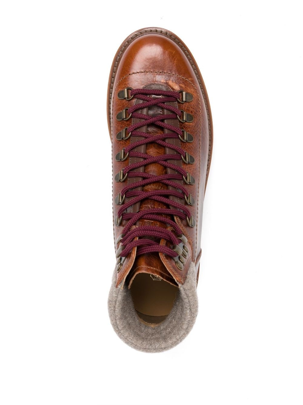 padded ankle lace-up boots - 4