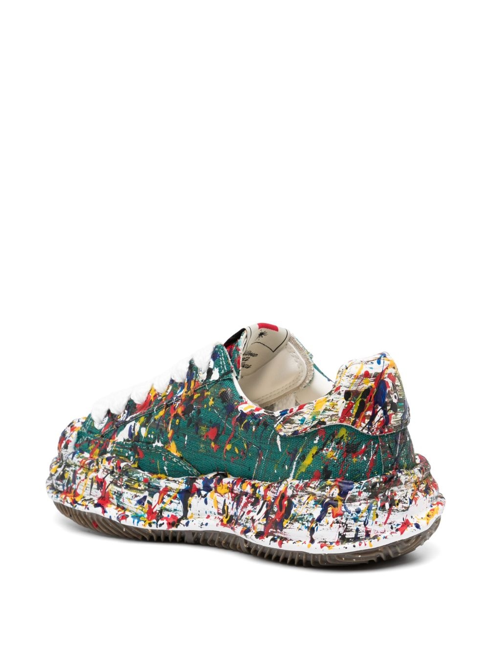 Blakey sputtering-paint sneakers - 3