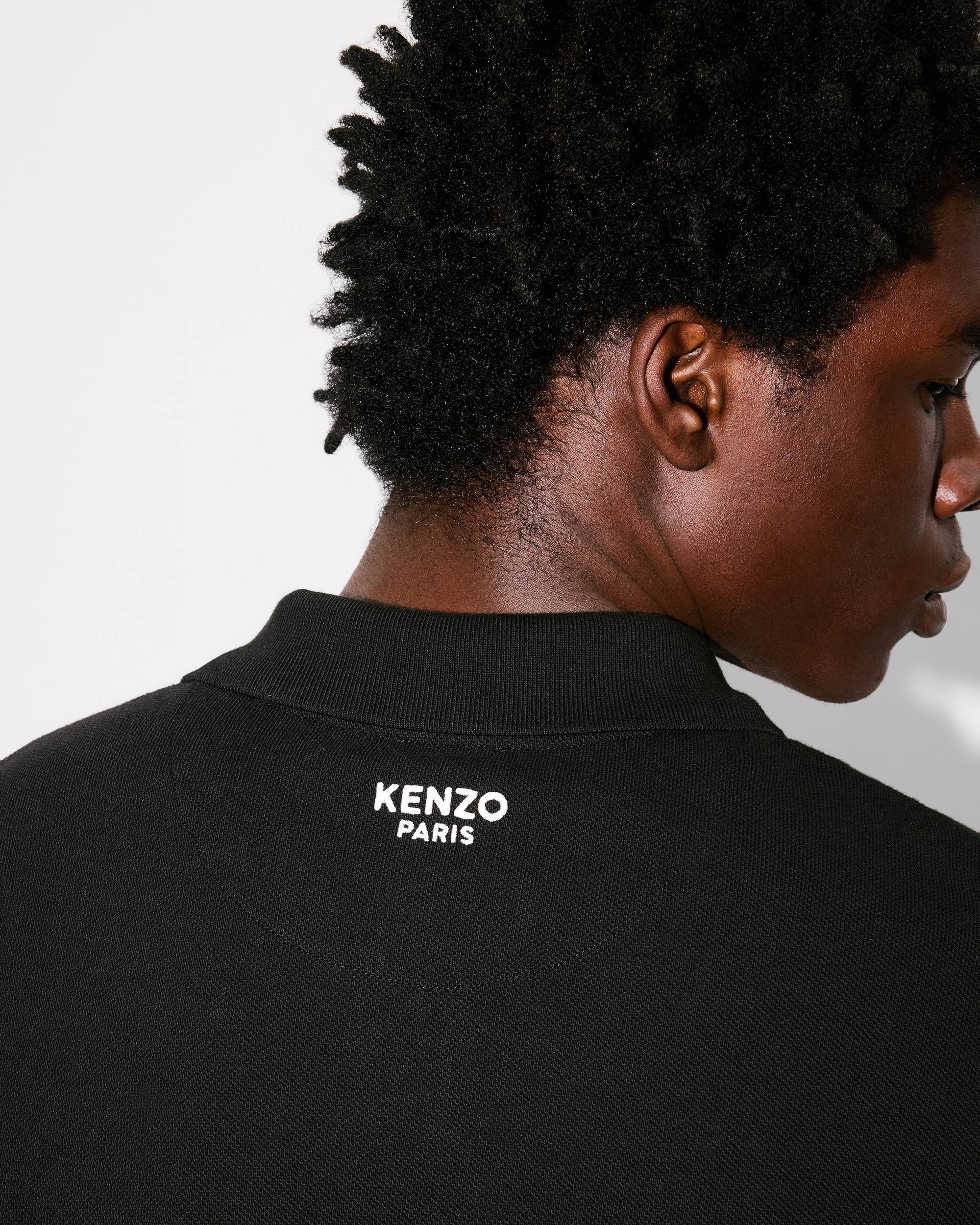 'Boke Flower' embroidered slim polo - 7