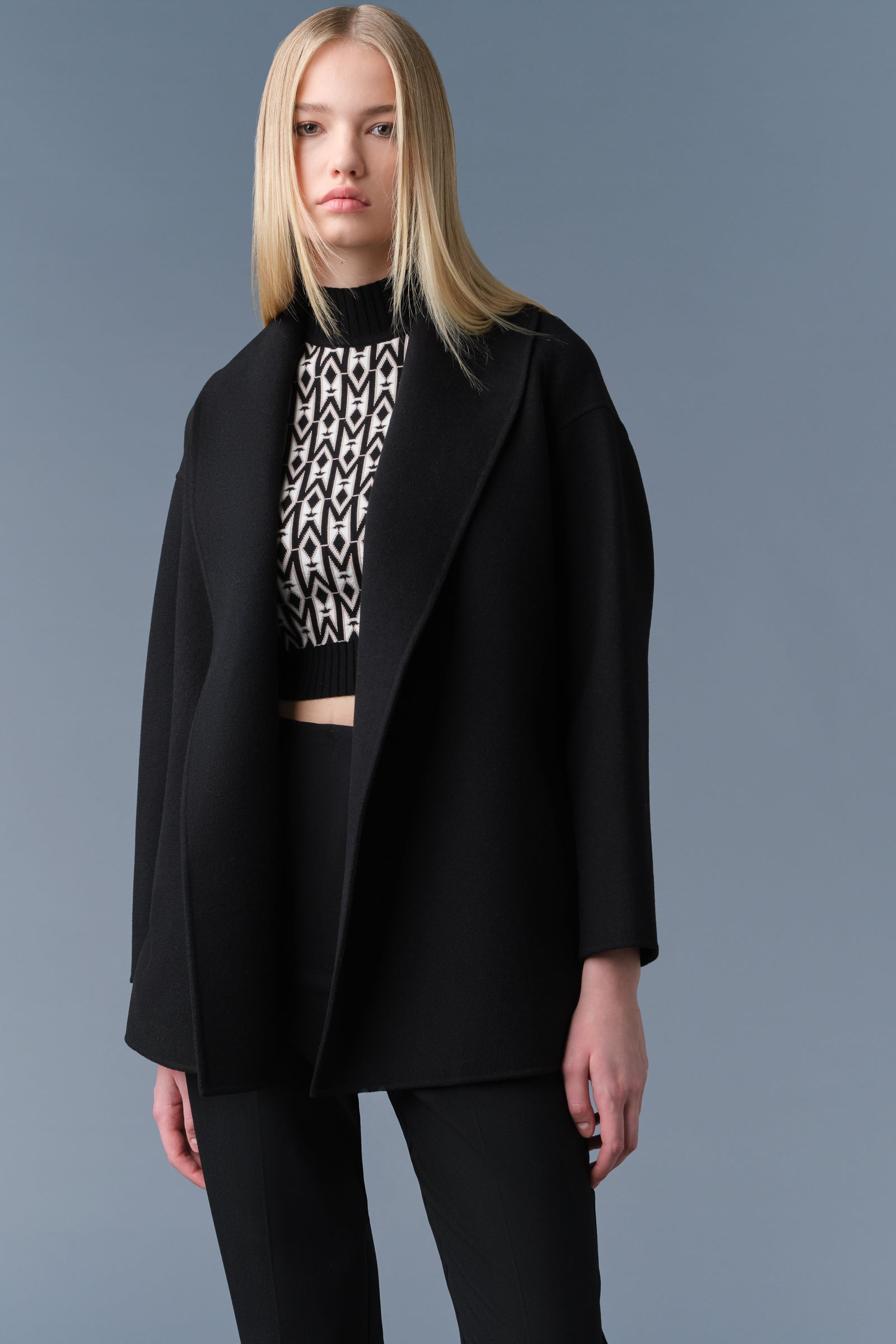 TYRA Double-Face wool robe jacket - 5