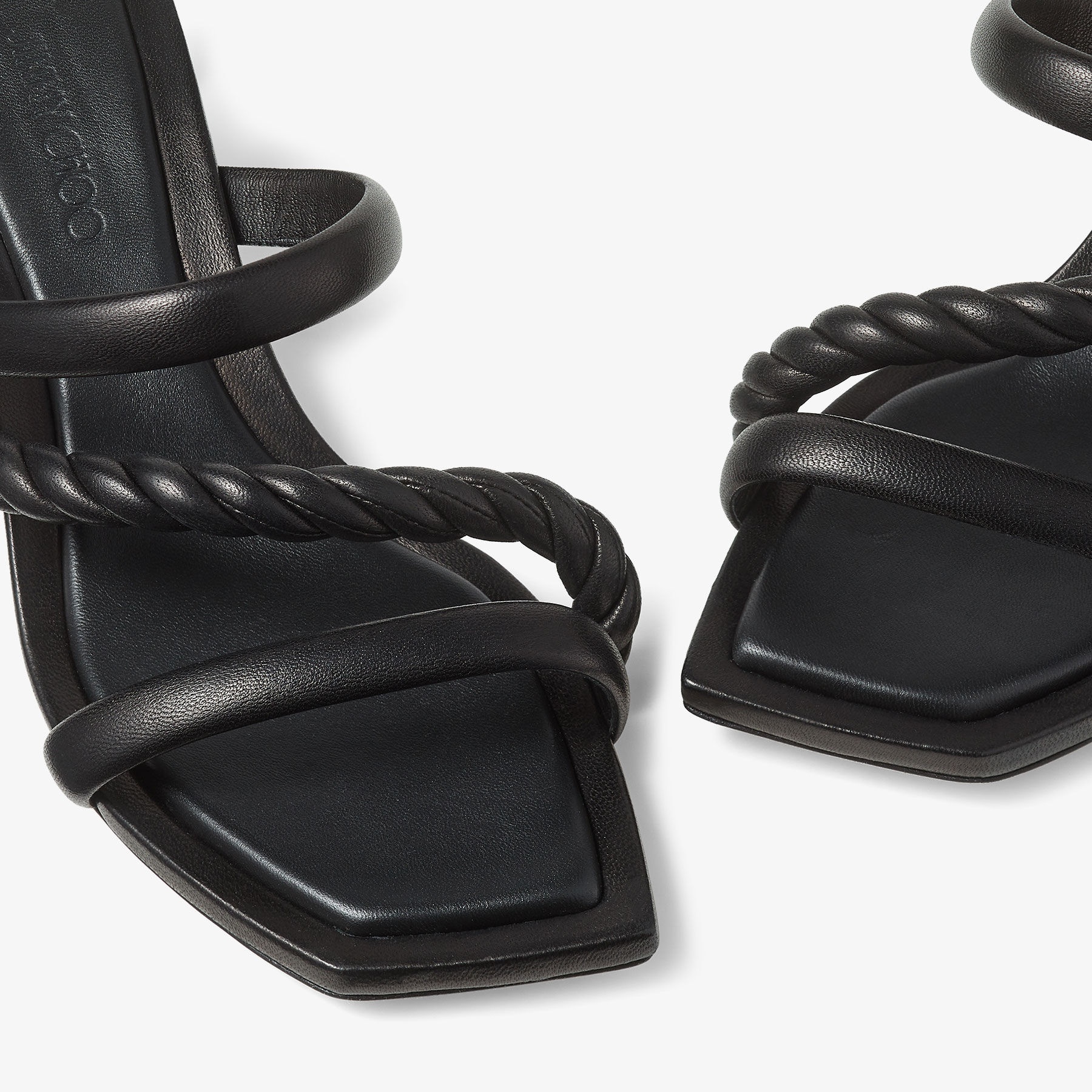 Diosa 50
Black Leather Sandals - 4