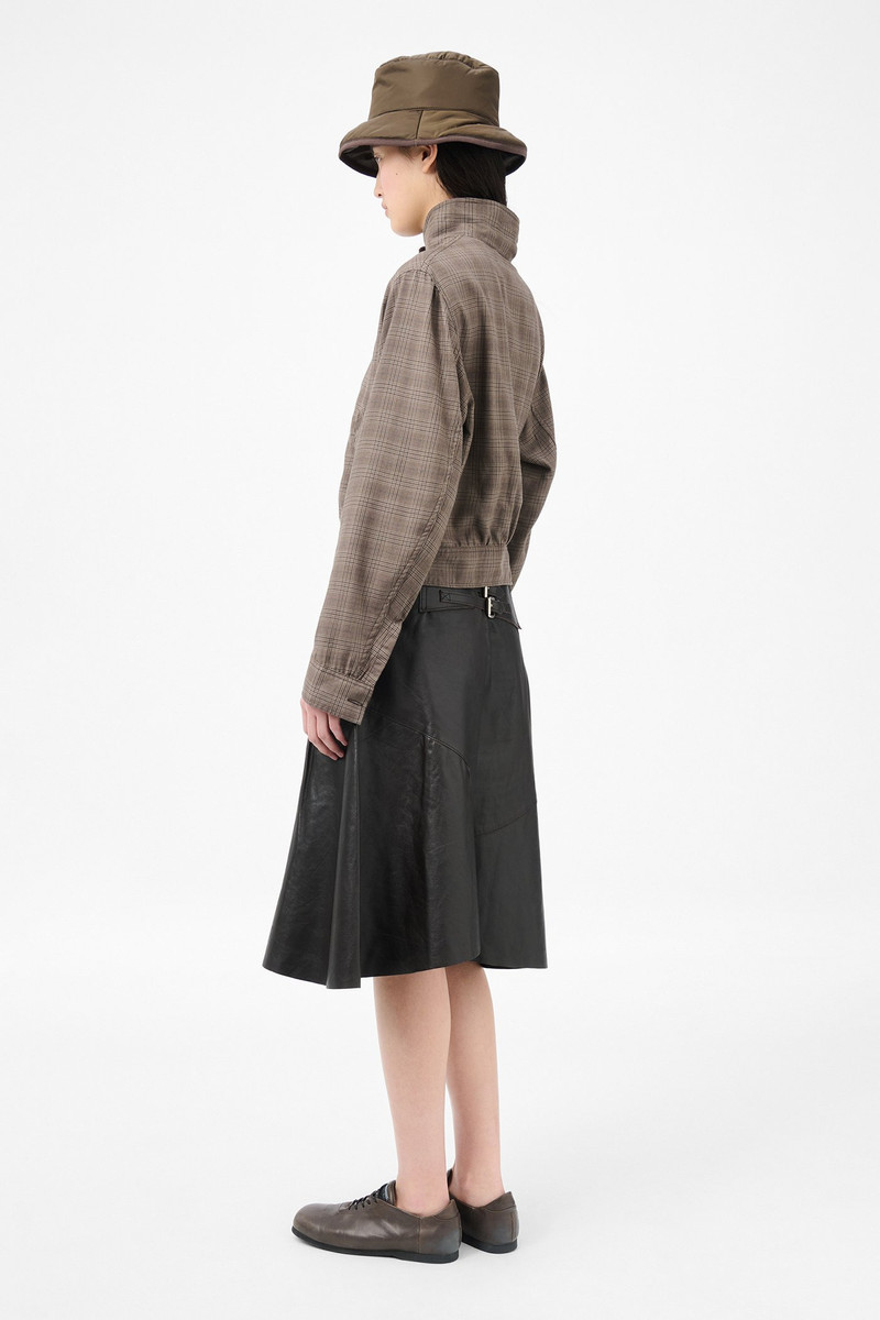 Tuxedo Bomber Dirty Brown Glen Plaid 5