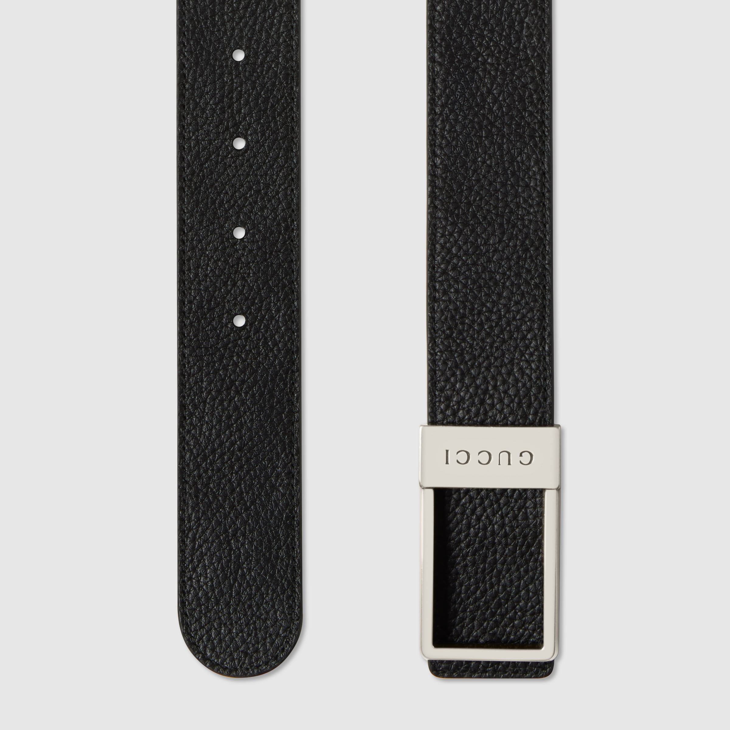 Reversible belt with rectangular buckle - 6