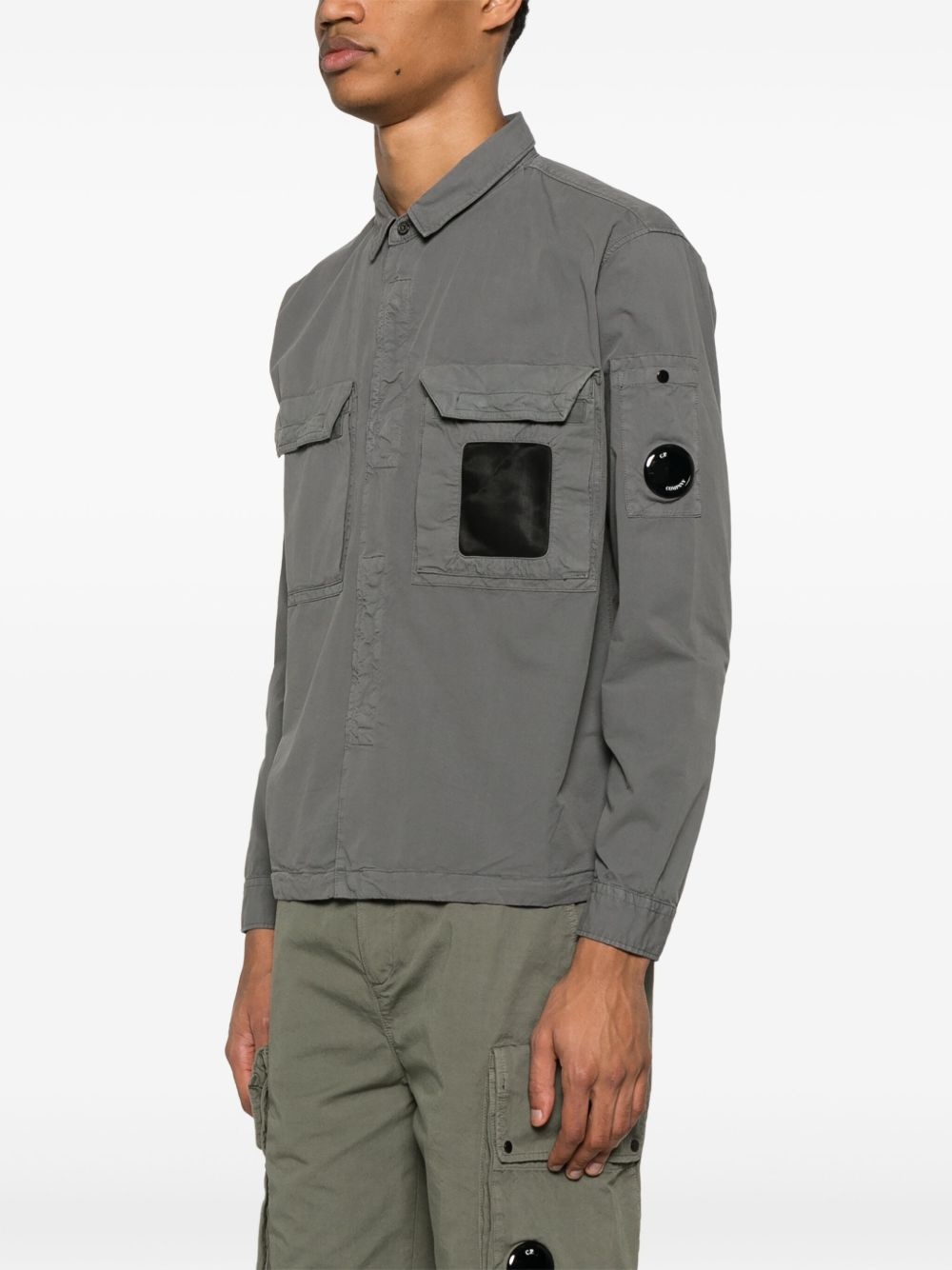 Lens-detail overshirt - 3