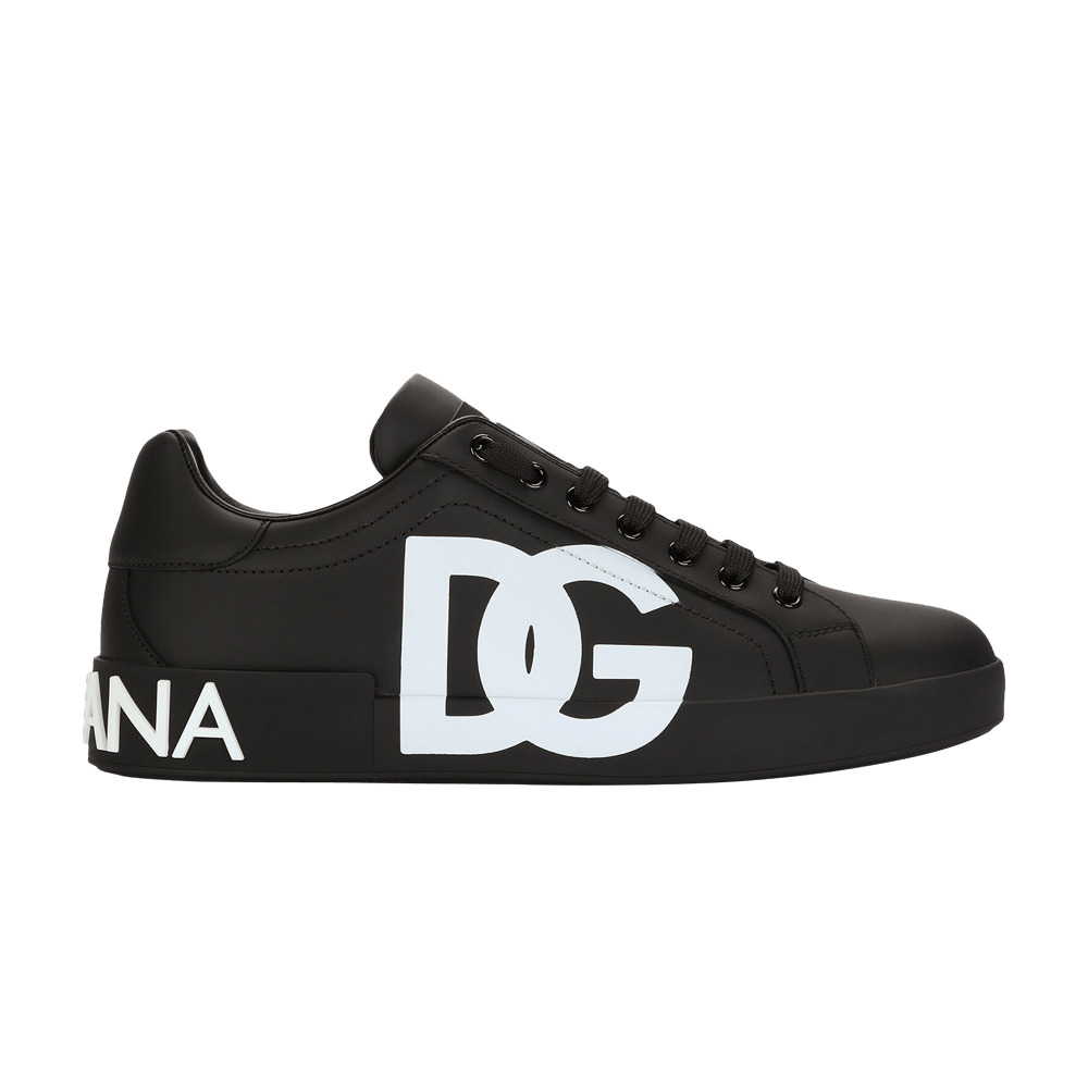 Dolce & Gabbana Portofino Low 'DG Logo Print - Black White' - 1