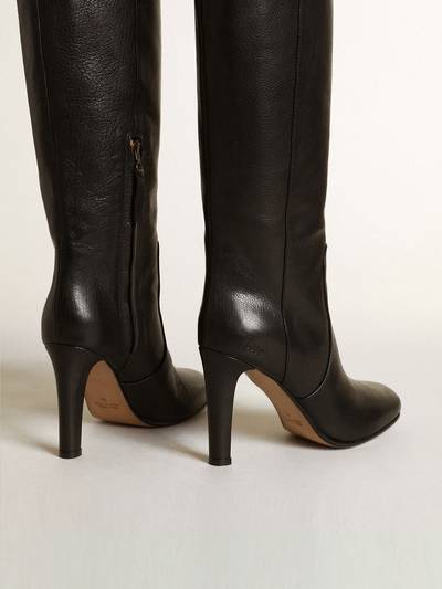 Golden Goose Helen boots in black leather outlook