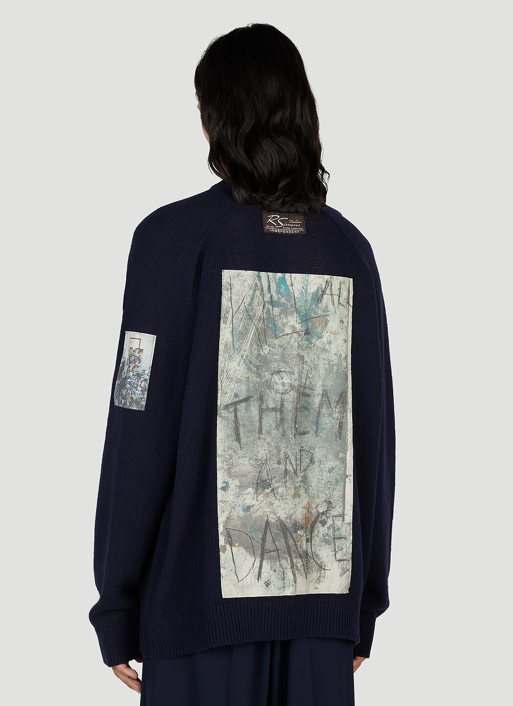 Graphic Patch Sweater - 5