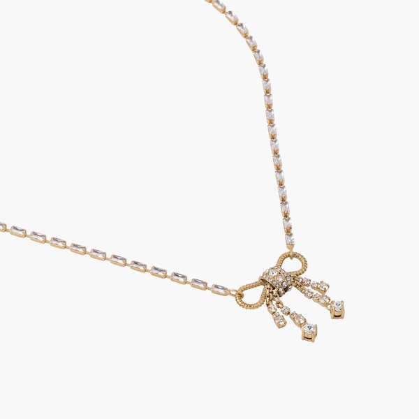Pendant necklace with crystals - 6