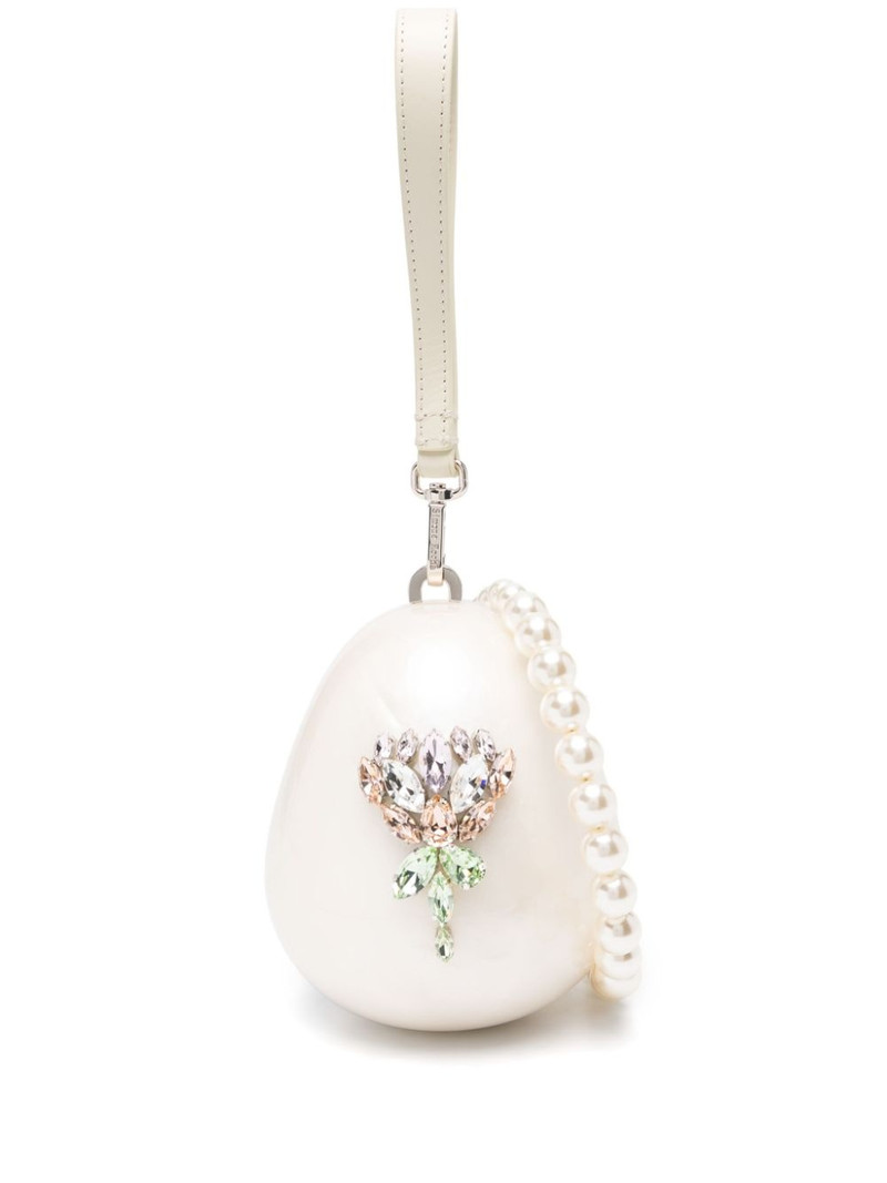 micro Pearl Egg clutch bag 1