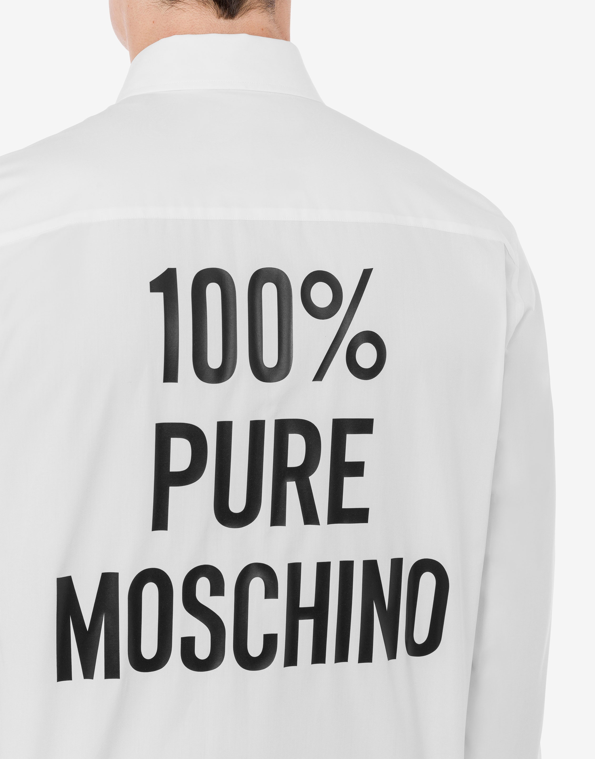 100% PURE MOSCHINO POPLIN SHIRT - 4