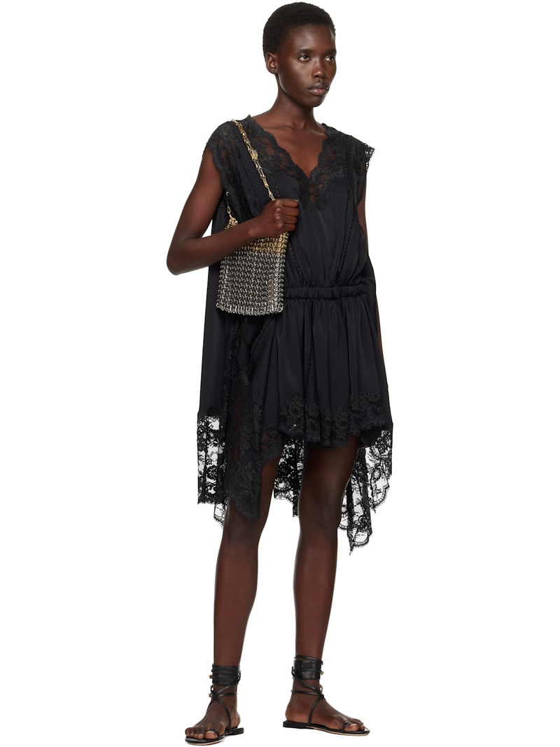 TOM FORD Black Soft Calf Ankle Wrap Sandals outlook