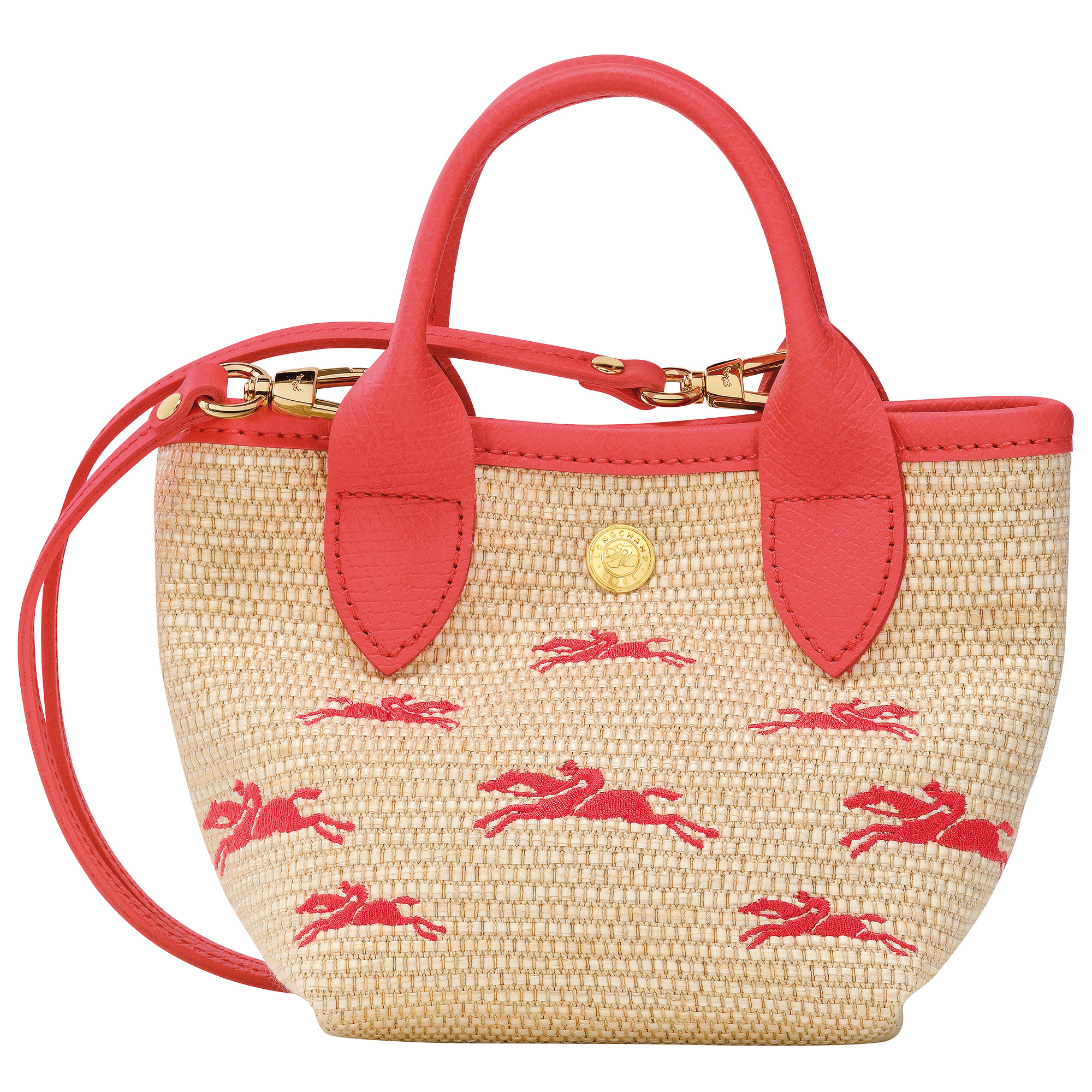 Le Panier Pliage XS Basket Strawberry - Canvas - 4