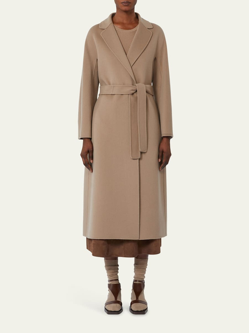 Max Mara Esturia Wool Belted Wrap Coat outlook
