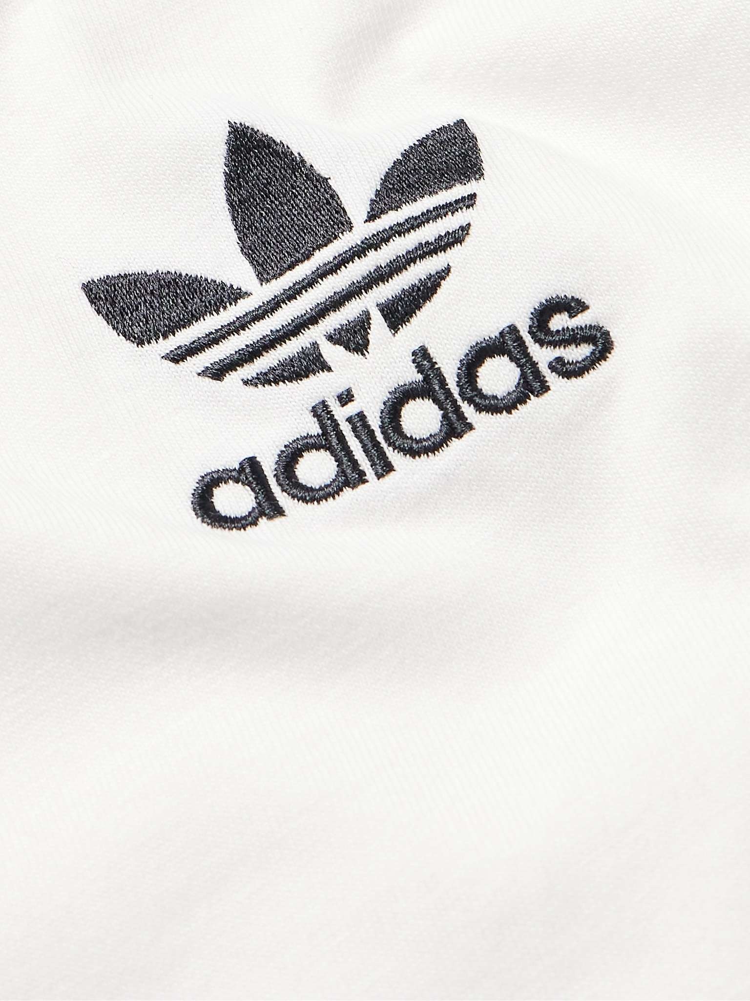 Striped Logo-Embroidered Cotton-Jersey T-Shirt - 4