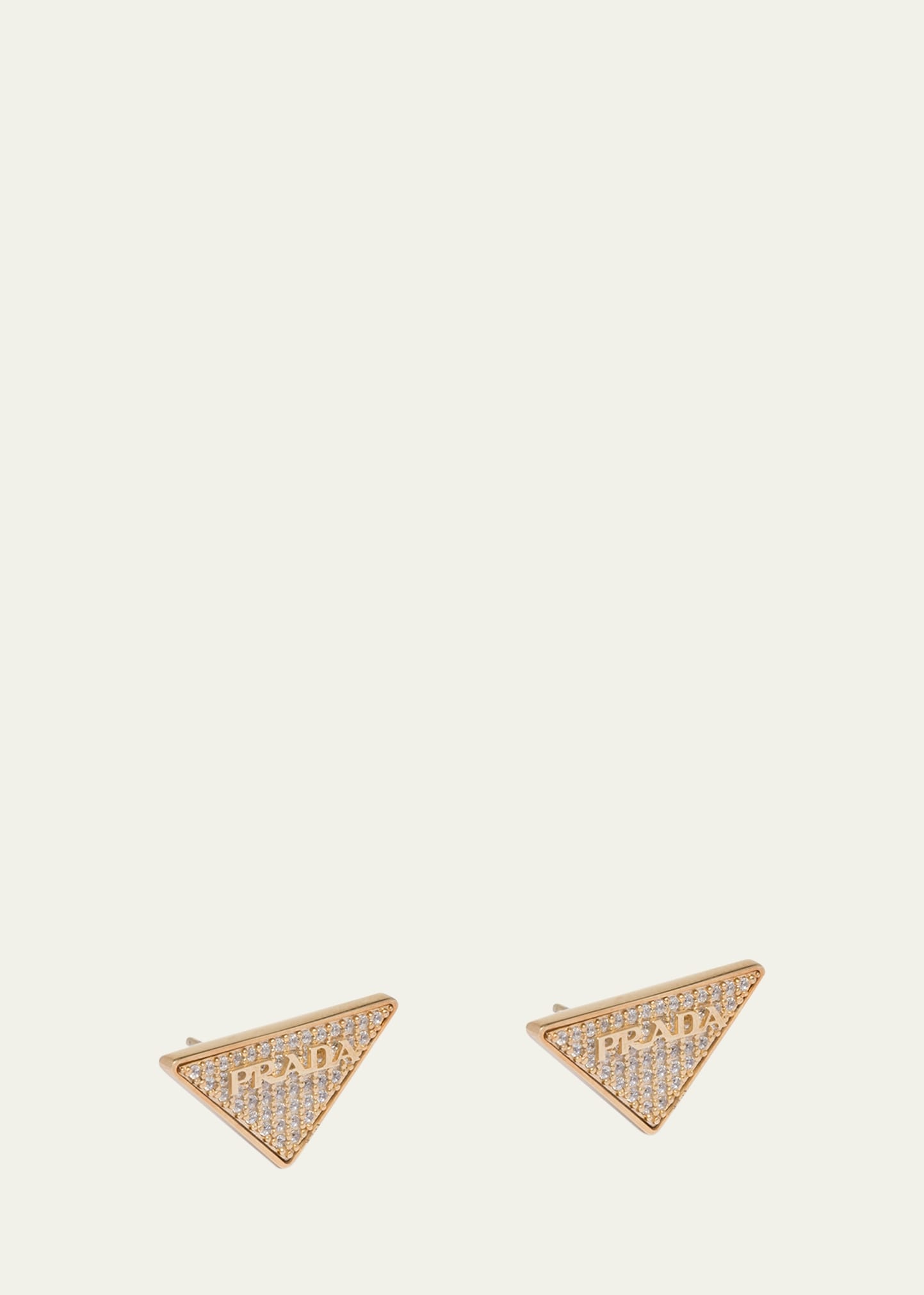 Crystal Logo Symbole Stud Earrings - 3