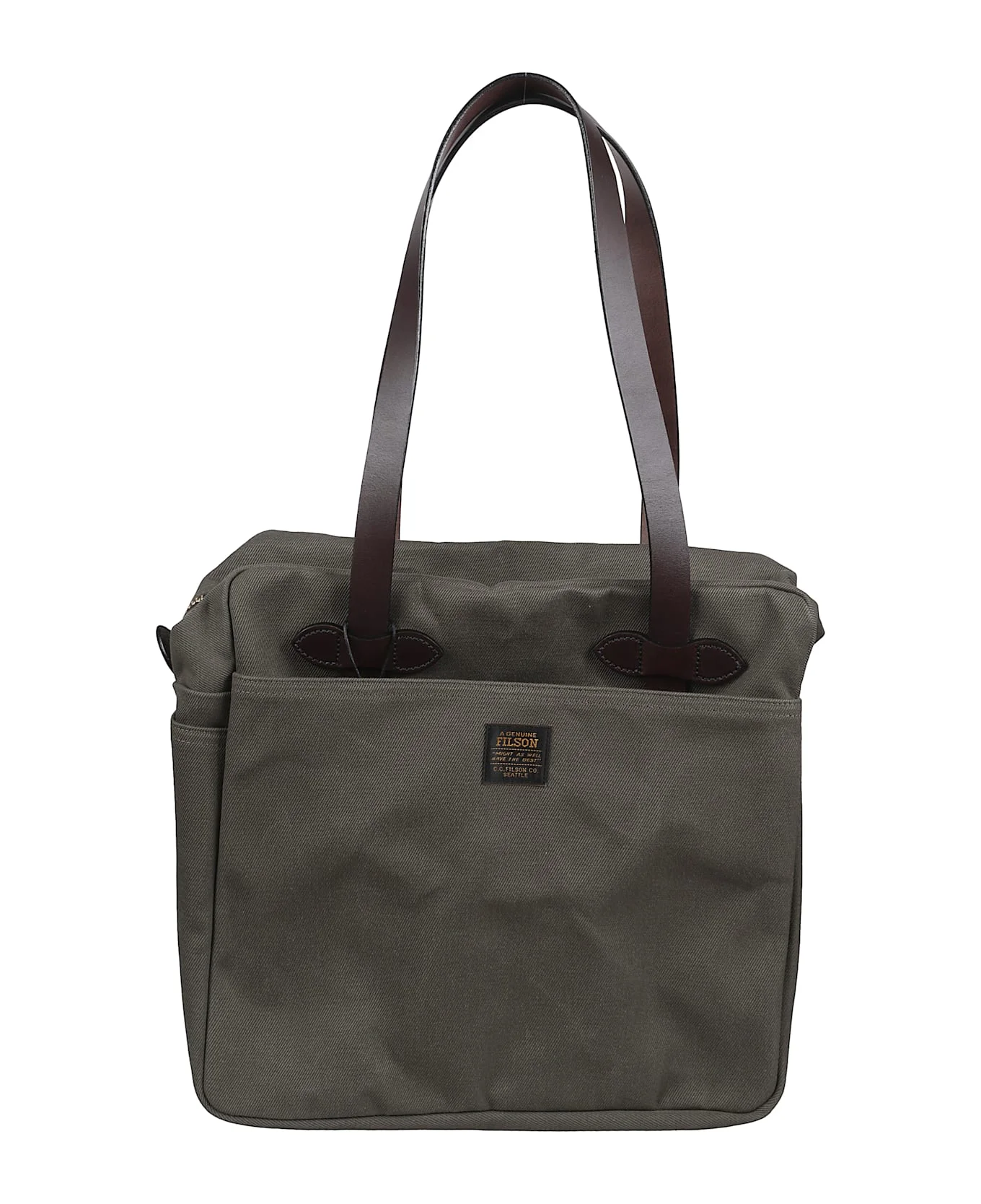 Tote Bag With Zipper Luggage In Twill - 1