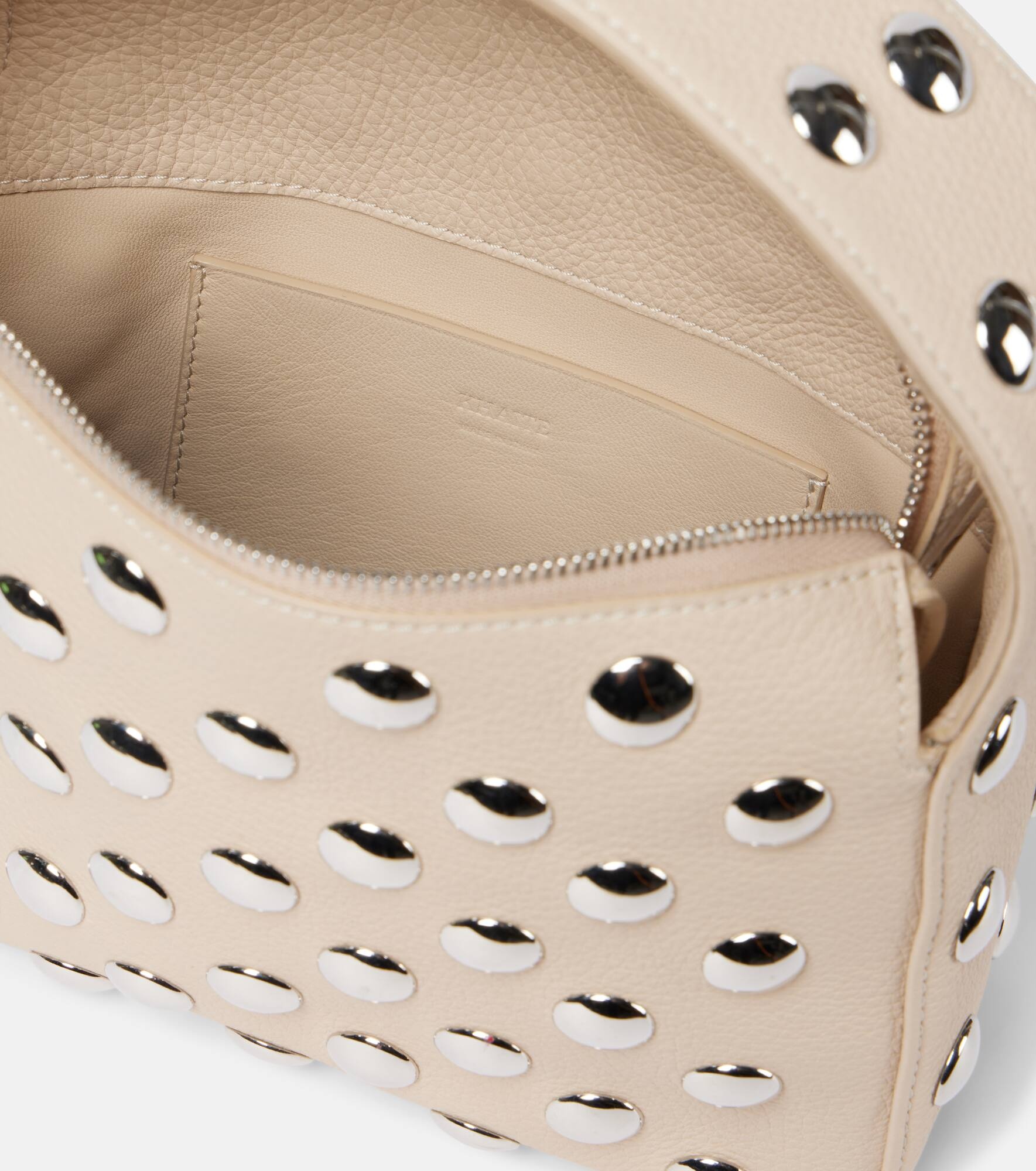 Elena Small studded leather tote bag - 3