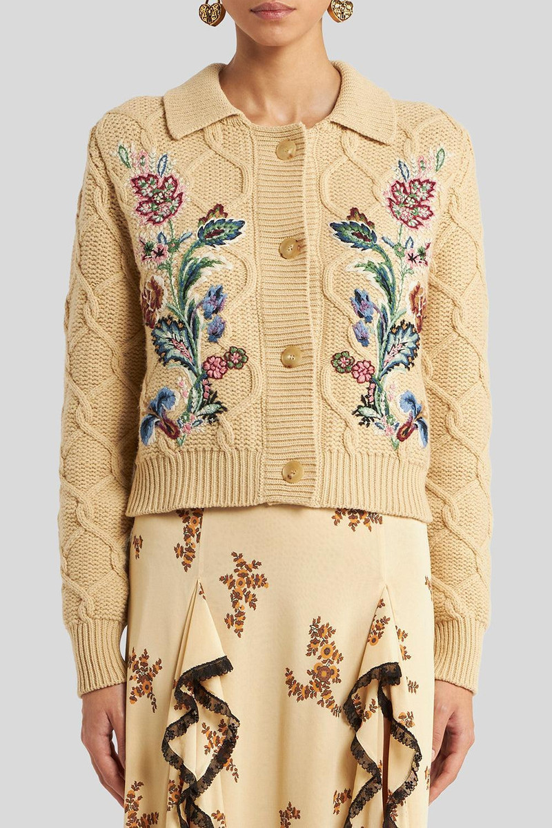 Etro Knit Collared Jacket outlook