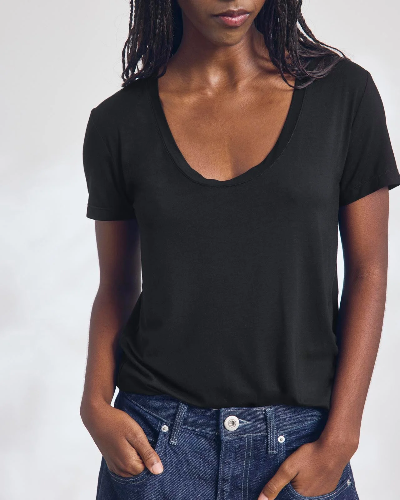 Sloane Scoop Tee - 1