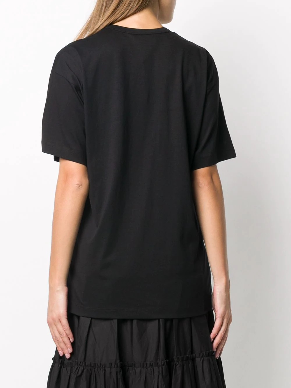 logo-embellished oversize T-shirt - 4