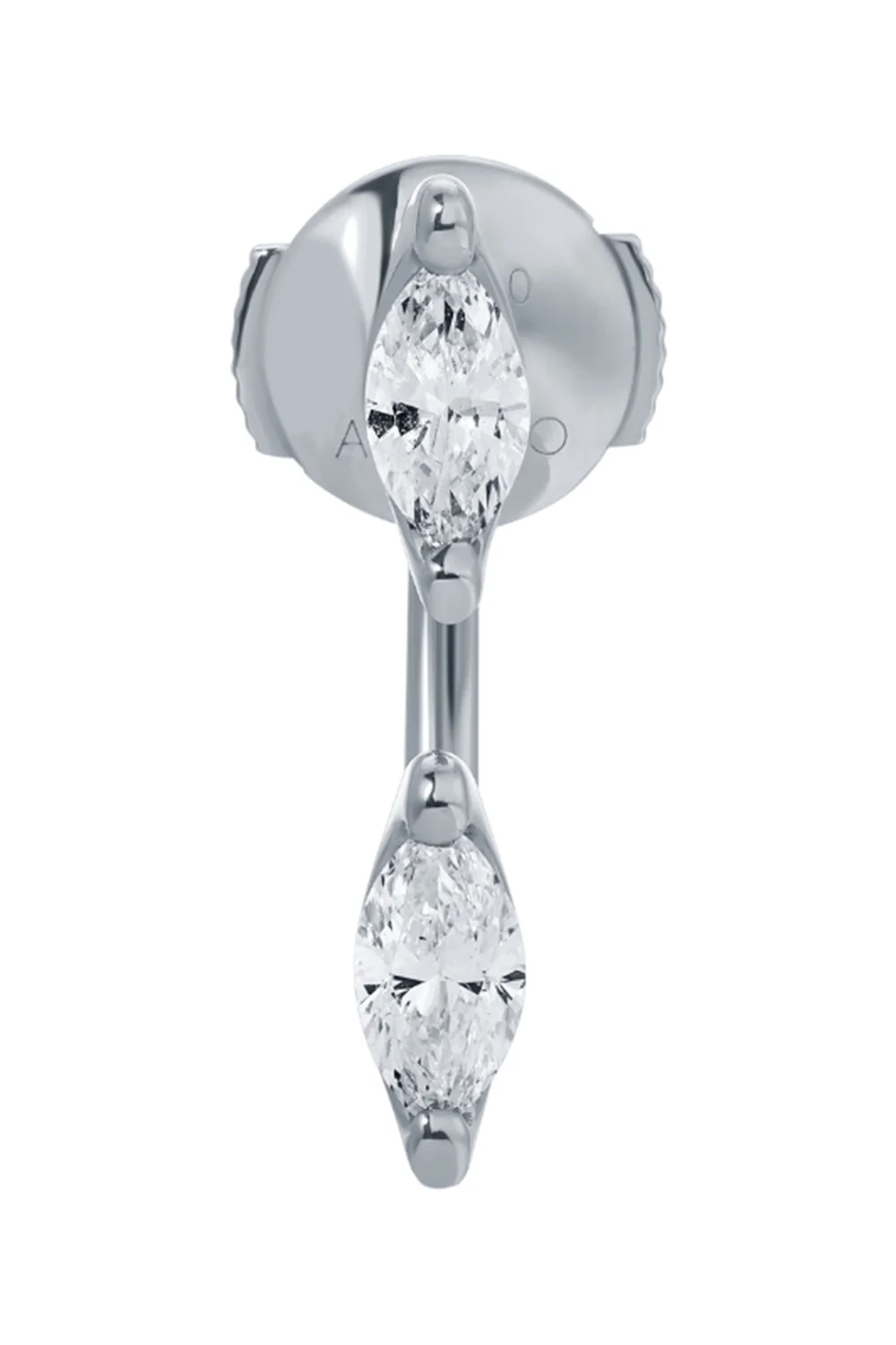 Diamond Classic Marquise Orbit Earrings - 1