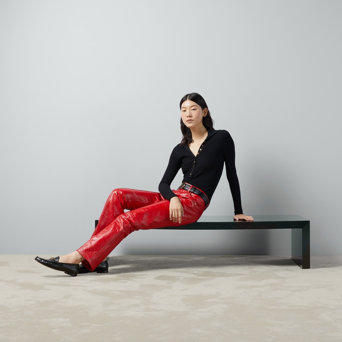 Extra fine viscose polo knit - 2