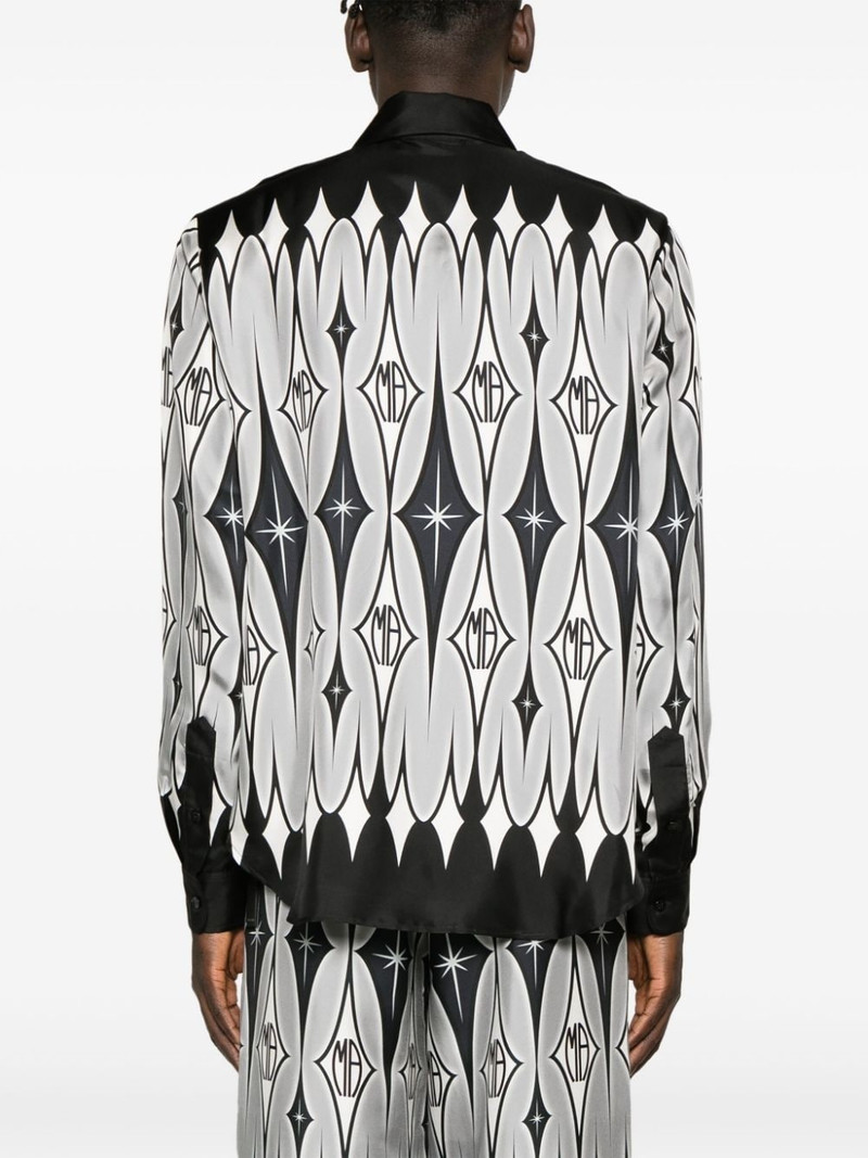 graphic-print silk shirt 4