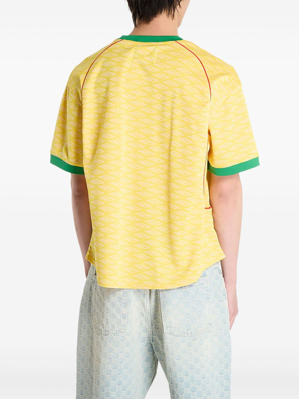 short-sleeve sport jersey top - 3