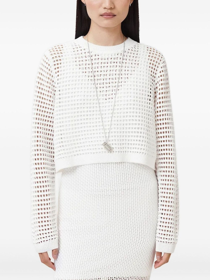 Miro mesh-knit midi dress 1